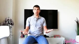 The HR manager fucked with a young guy in pussy licking