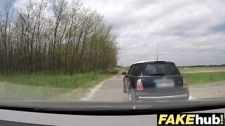 A girl was stopped by a fake cop, but things got too hot