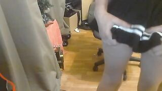 Schoolgirl seduces her teacher with her perfect body and skills