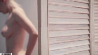 A cute schoolgirl got a creampie and a hot facial finish