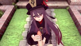 Hu Tao's pyro skills are matched by her passionate prowess in bed