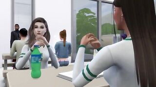 The student seduces the teacher and fucks with him at home