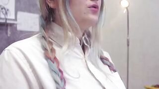 A sexy doctor cured a patient with her stunning blowjob skills in 4K
