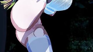Shura Kirigakure in 3D anime style hentai