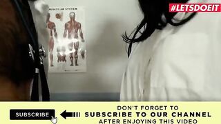 Two young nurses seduced the doctor for a hard threesome sex