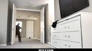 Horny babysitter Joslyn James gets fucked by her boss