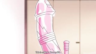 Hentai girl with a big ass fucked by two men