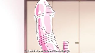 Hentai girl with a big ass fucked by two men