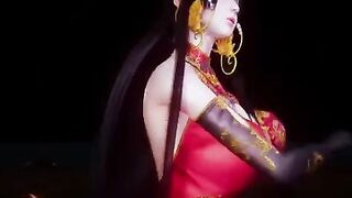 The big tits empress Boa Hancock from One Piece anime