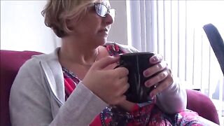 The step mom Brianna Beach fucks her step son in a steamy scene