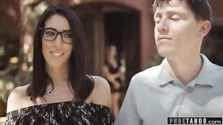 A lonely widow, Natasha Nice, got so horny she ended up fucking her neighbor