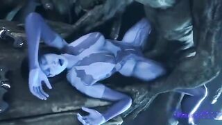 Cortana is getting fucked by everyone in this hot scene