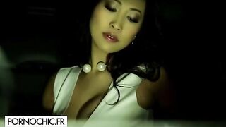 Beautiful brunette Sharon Lee gets her ass gapped in an intense scene