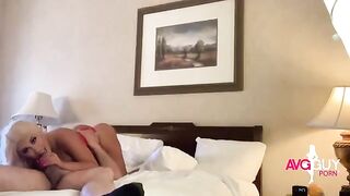 Brandi Bae shakes big ass for lucky fan and gets fucked hard