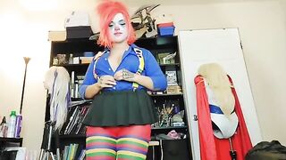 I'm quitting porn - a sexy clown girl performs her last BJ