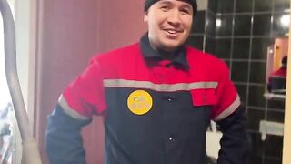 A woman cheats on her husband with a locksmith and gets kneaded