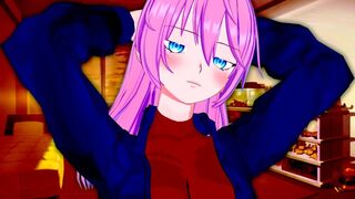 Micchon Shikimori fucks passionately from behind in this hot hentai scene