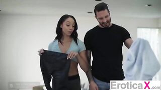 The couple has an erotic and passionate connection