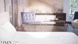 A fat chick gets a special deep sex massage session from Vixen