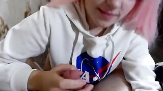 A cute girl gets her reading interrupted and turns into passionate sex