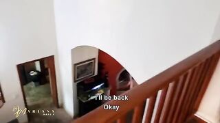 Mariana Martix gets fucked by her stepbrothers in secret