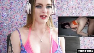 Carly Rae Summers reacts to rough power fuck - PF Porn Reactions