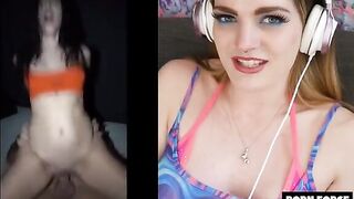 Carly Rae Summers reacts to rough power fuck - PF Porn Reactions
