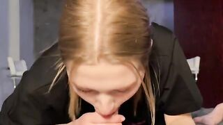 The girl was kicked out of her house for being a slutty girlfriend