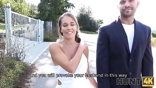 Wife fucks for money, husband masturbates while watching