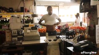 Mickey Mod and pregnant Maxine Holloway enjoy a passionate, public encounter
