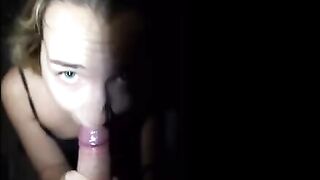 The cute girl was almost caught during a risky public encounter