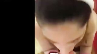 The first ejaculation of a young woman in her mouth, a delicious moment!