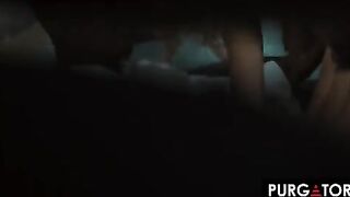 Blonde porn star Jazlyn Ray gets spanked and fucked hard in a steamy scene