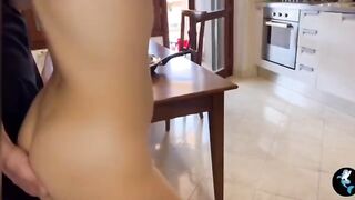 The Italian woman pleads until she squirts