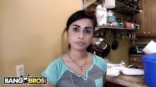 Horny hung gets Eva Saldana’s knob polished for cash