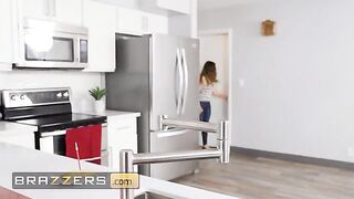 Oliver looked for his GF, but found a hot stepmom in her place