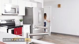 Oliver looked for his GF, but found a hot stepmom in her place