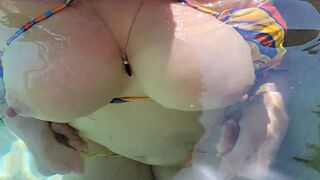 Step sister got banged after getting caught in the hot tub