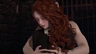 Harry Potter fucked his wife Hermione Granger on the third floor