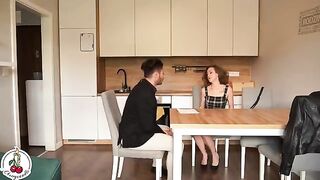 A girl was fucking with the real estate agent for rent discount