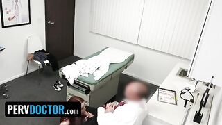 The insurance of the 18 y.o. ginger girl had expired. She had to fuck a doctor to get covered