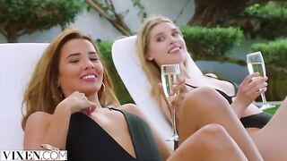 A dream foursome with hot girls Agatha, Freya, and Lika on Vixen