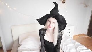 Horny guy fucked a witch on Halloween, came inside her