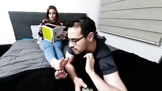 My guys have a secret foot fetish they’re shy about
