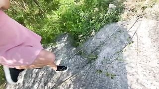 I picked up a hot slut and she got me soaked with cum