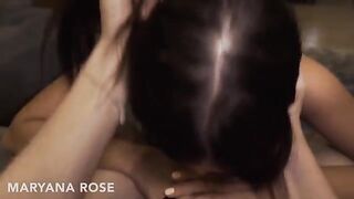 A friend taught a lesson on intimacy to his girlfriend in a steamy session