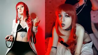 Cosplay Sunako_Kirishiki as Makima’s pet got loose, wild chainsaw action ensued