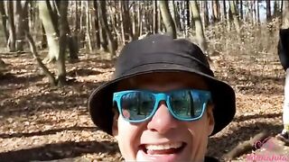 Chihuahua Vlog. A day with Kleomodel ended with a group fuck in the woods