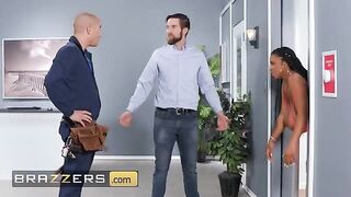 Xander helped Maserati XXX, who got stuck, by oiling her ass and having sex