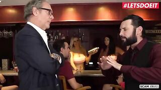 Two busty sluts getting fucked by their boss on LETSDOEIT